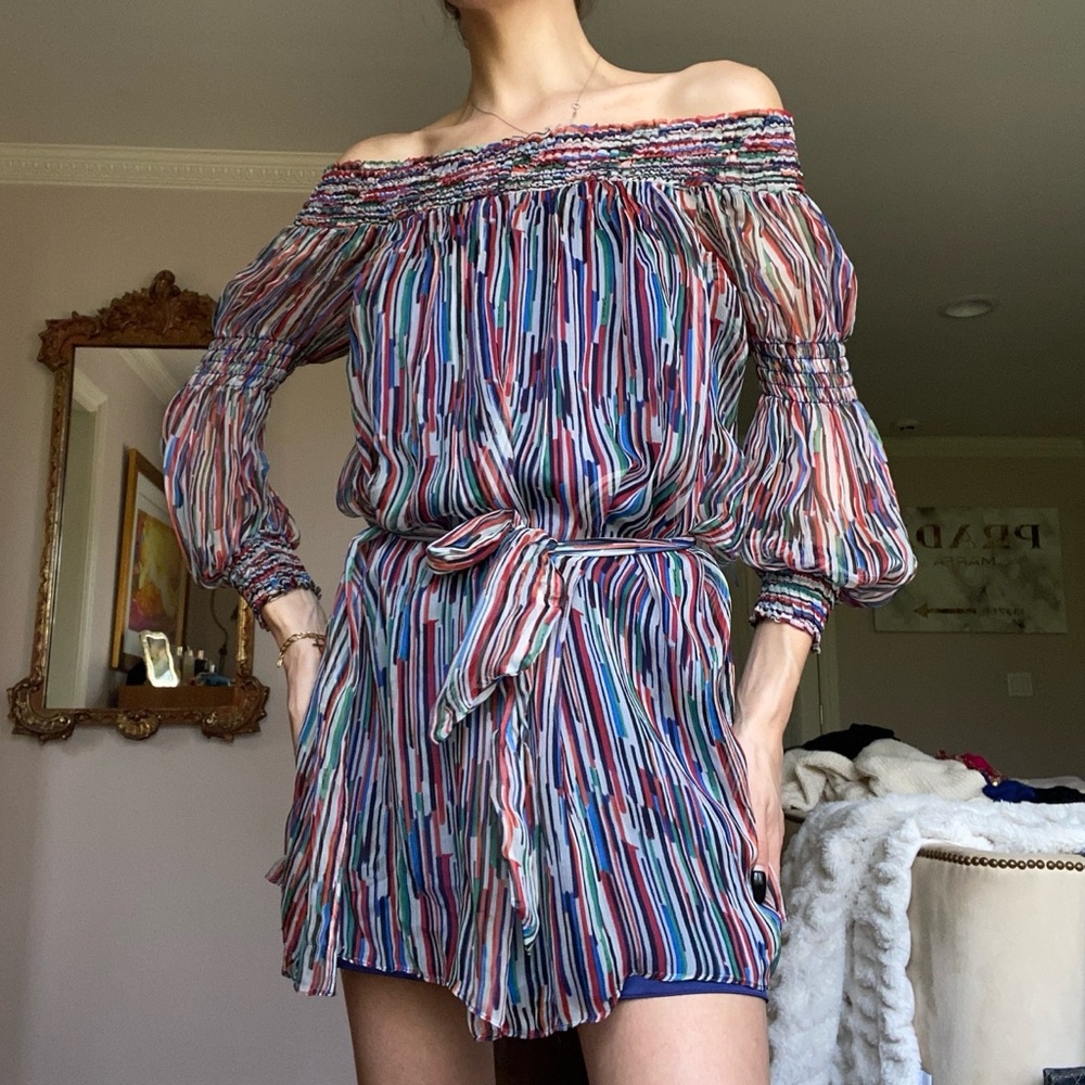Chiffon mini dress
